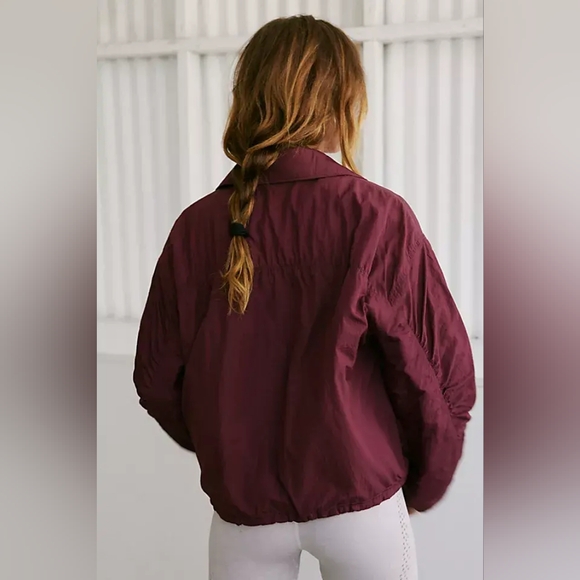 NWOT Free People Off the Benches Coaches Jacket - Picture 2 of 4